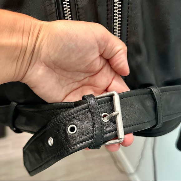 All Saints Balfern Black Leather Biker jacket
100% sheep leather - Picture 5 of 5